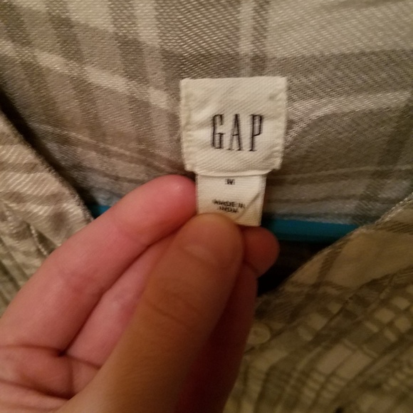 GAP plaid long-sleeve tunic - Picture 3 of 3